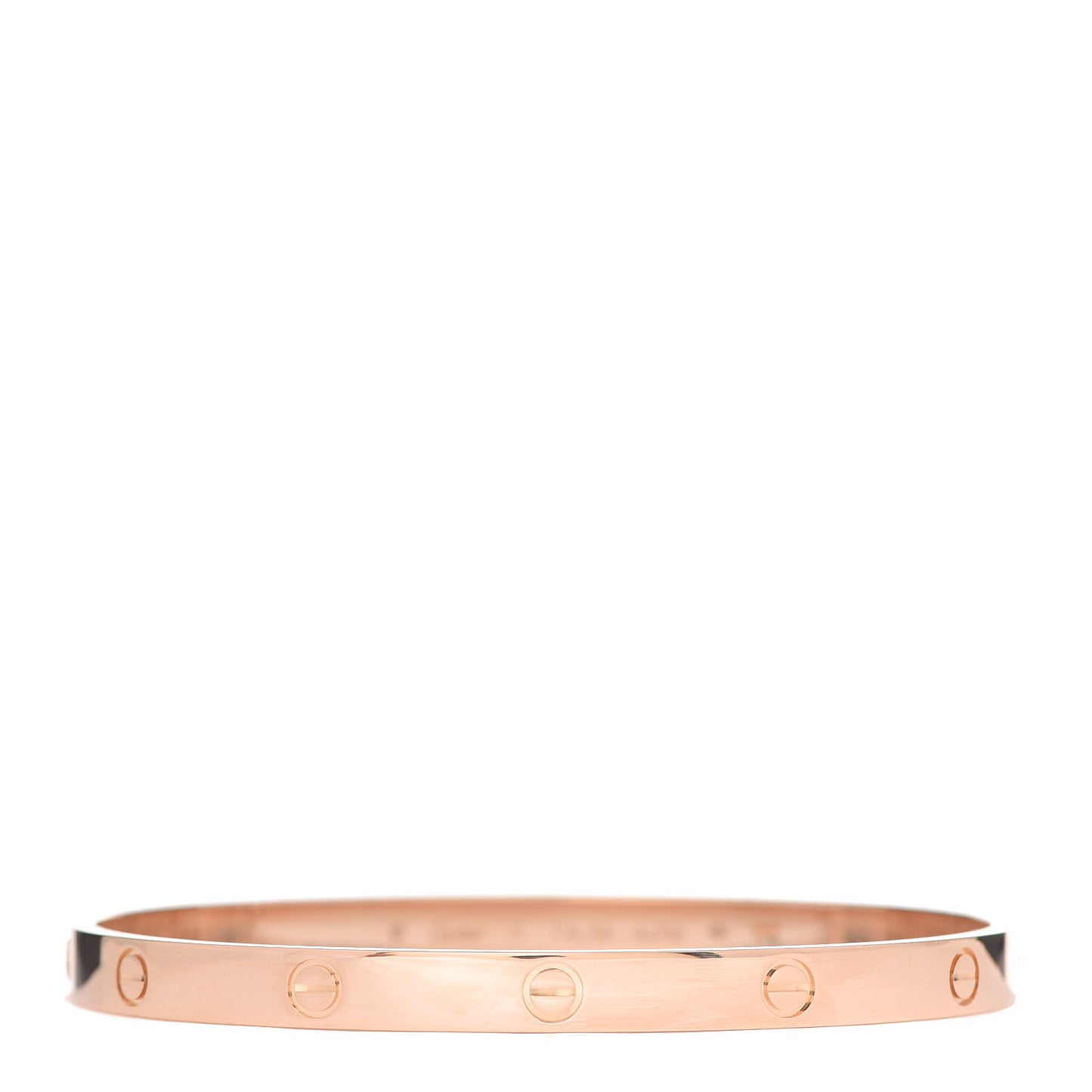 18K Pink Gold LOVE Bracelet 21