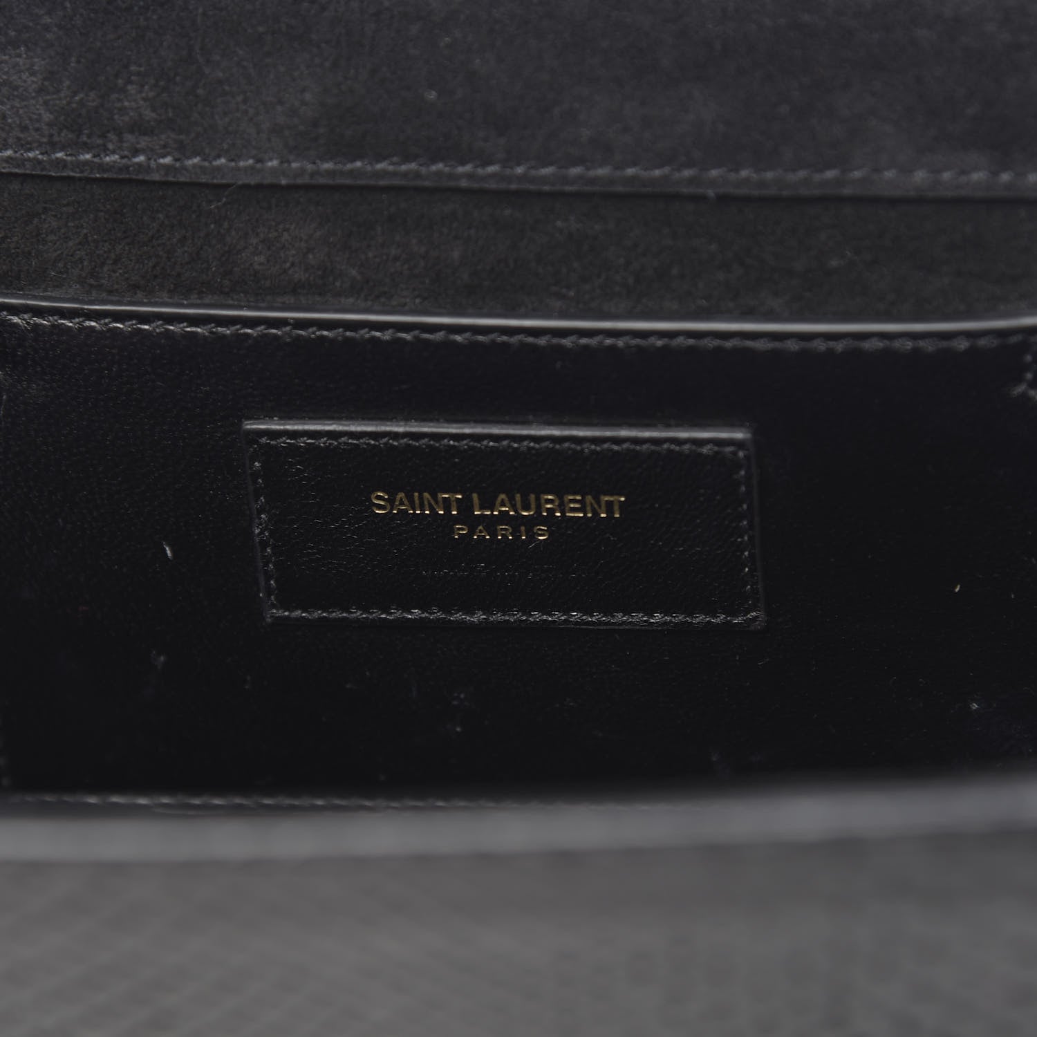 Saint Laurent Snakeskin Medium Classic Monogram Kate Tassel Satchel Black 6 of 10