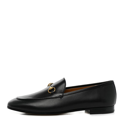 Gucci Calfskin Womens Jordaan Loafers 41 Black 1 of 10