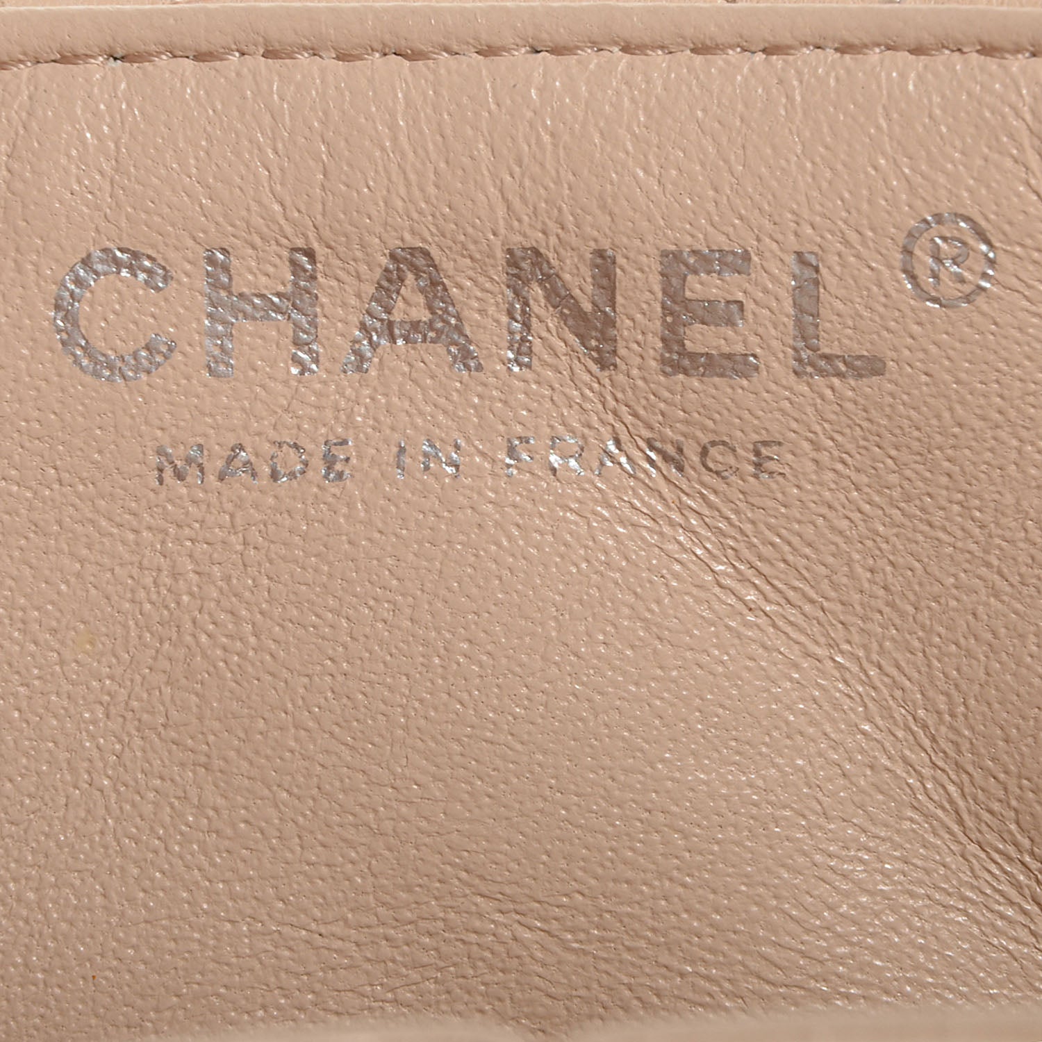 Chanel Lambskin Quilted East West Flap Beige 7 of 8