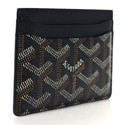 Goyard Goyardine Saint Sulpice Card Holder Black 3 of 7