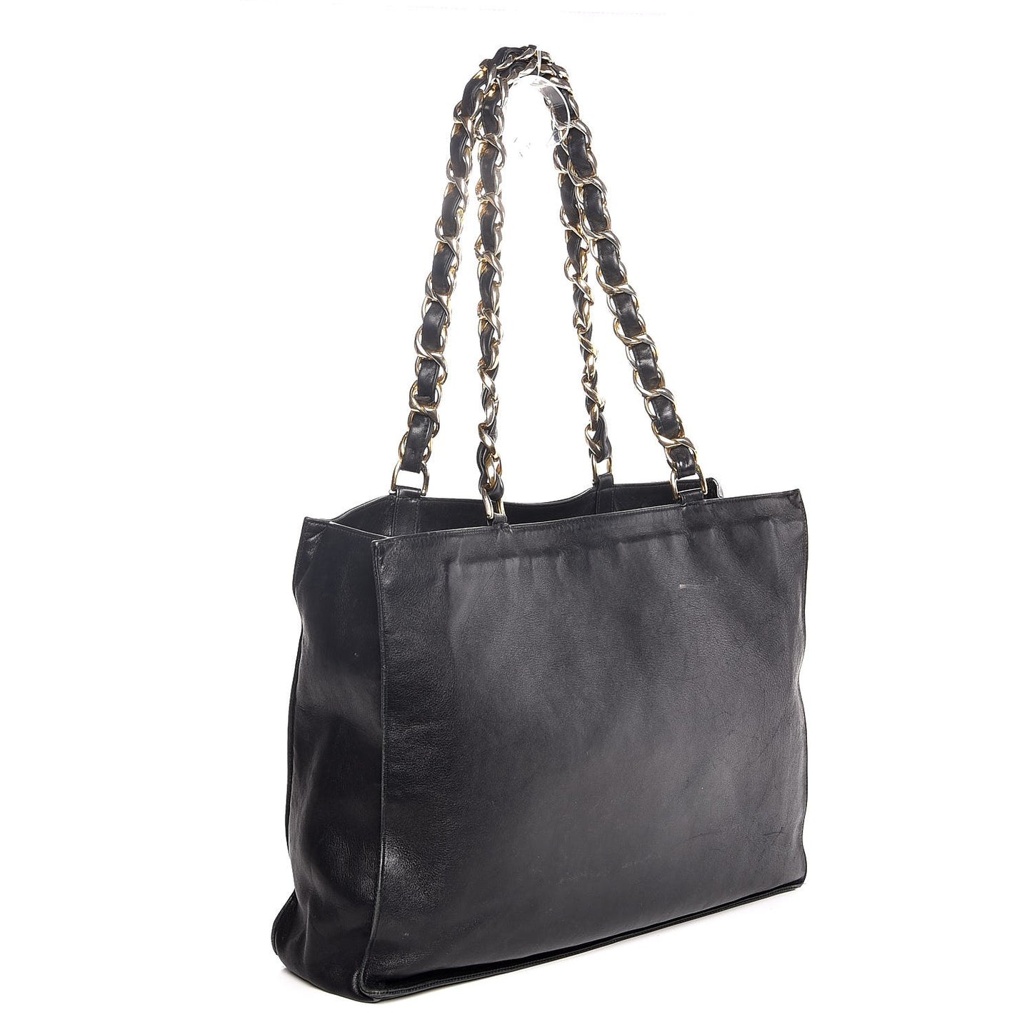 Calfskin CC Tote Black