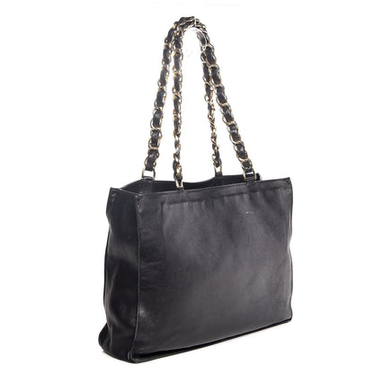 Chanel Calfskin CC Tote Black 3 of 27