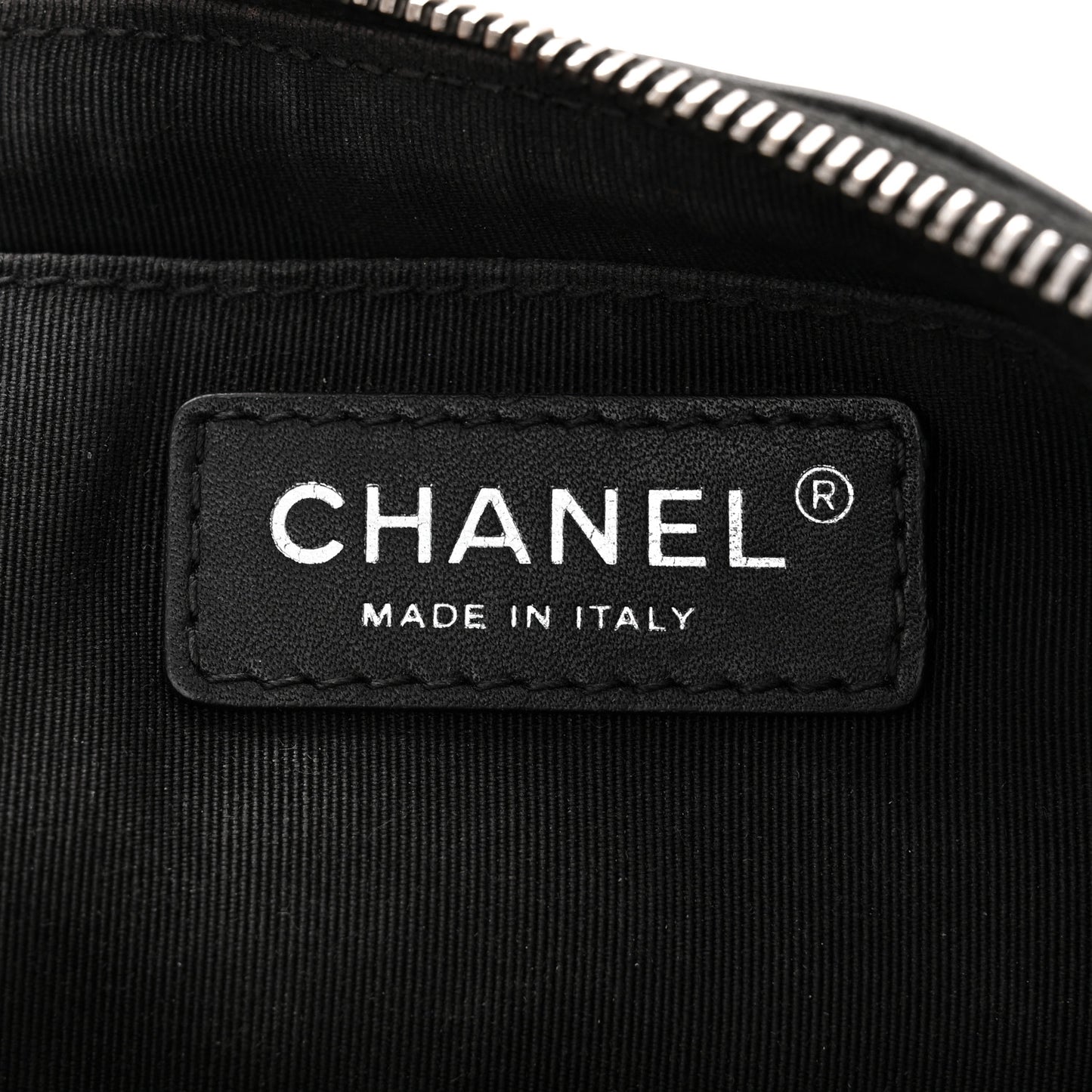 Crumpled Calfskin Quilted Casual Rock Waist Bag Fanny Pack Black