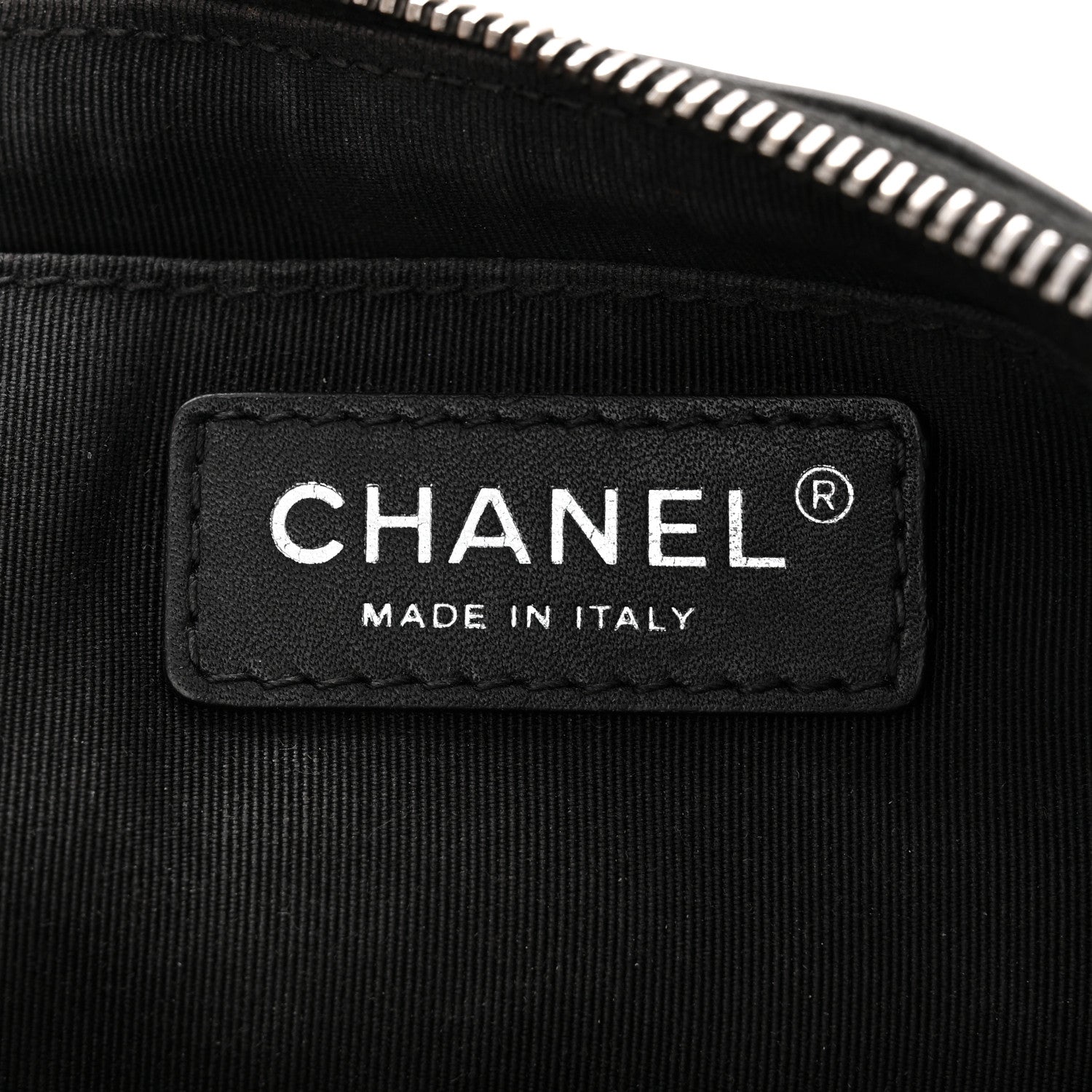 Chanel Crumpled Calfskin Quilted Casual Rock Waist Bag Fanny Pack Black 6 of 11