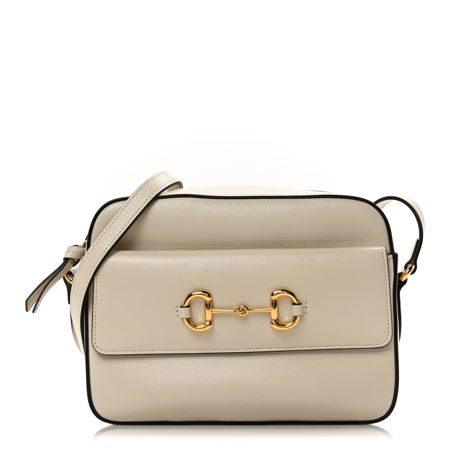 Gucci Azalea Calfskin Small Horsebit 1955 Shoulder Bag Mystic White 1 of 11