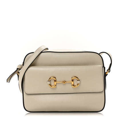 Gucci Azalea Calfskin Small Horsebit 1955 Shoulder Bag Mystic White 1 of 11