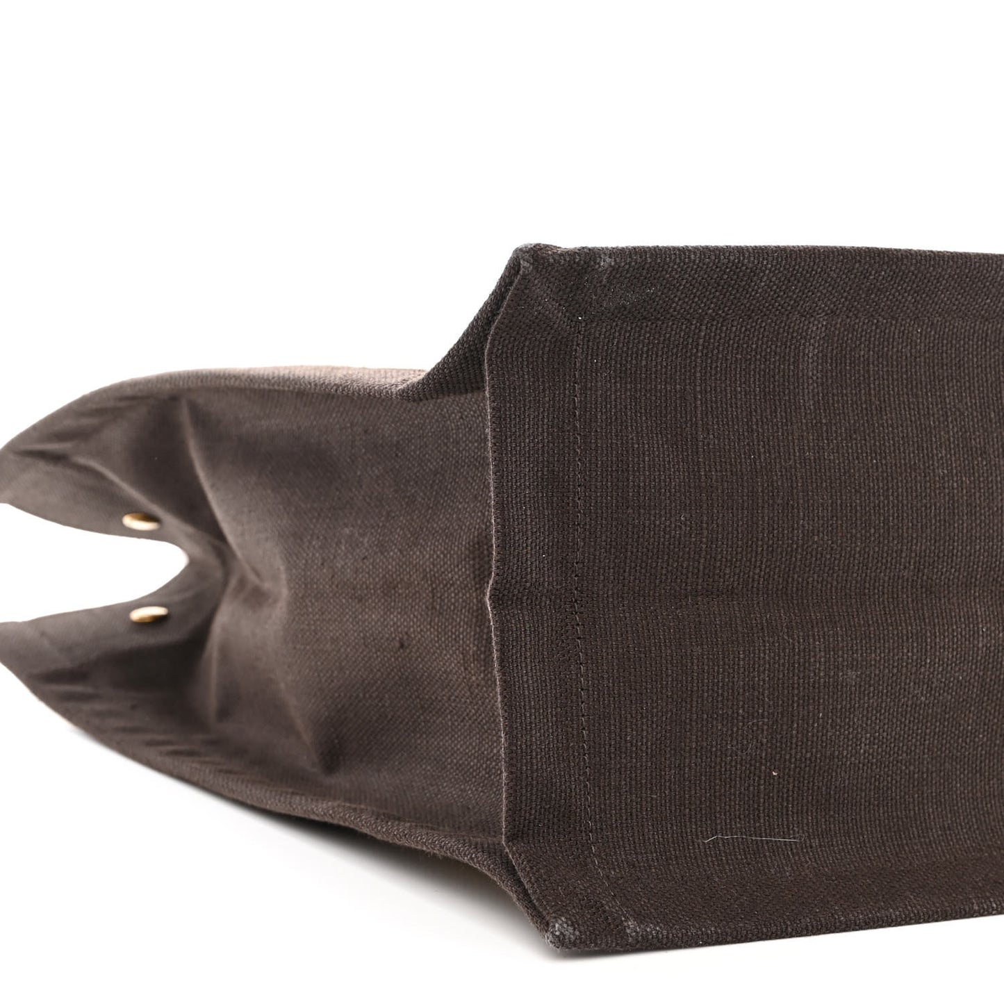 Linen Calfskin Rive Gauche North South Tote Natural