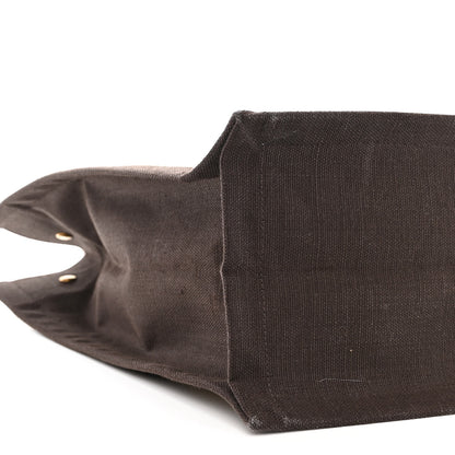 Saint Laurent Linen Calfskin Rive Gauche North South Tote Natural 9 of 10