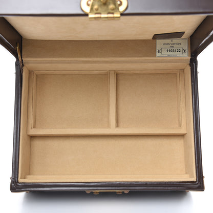 Louis Vuitton Calfskin Jewelry Trunk Brown 5 of 12