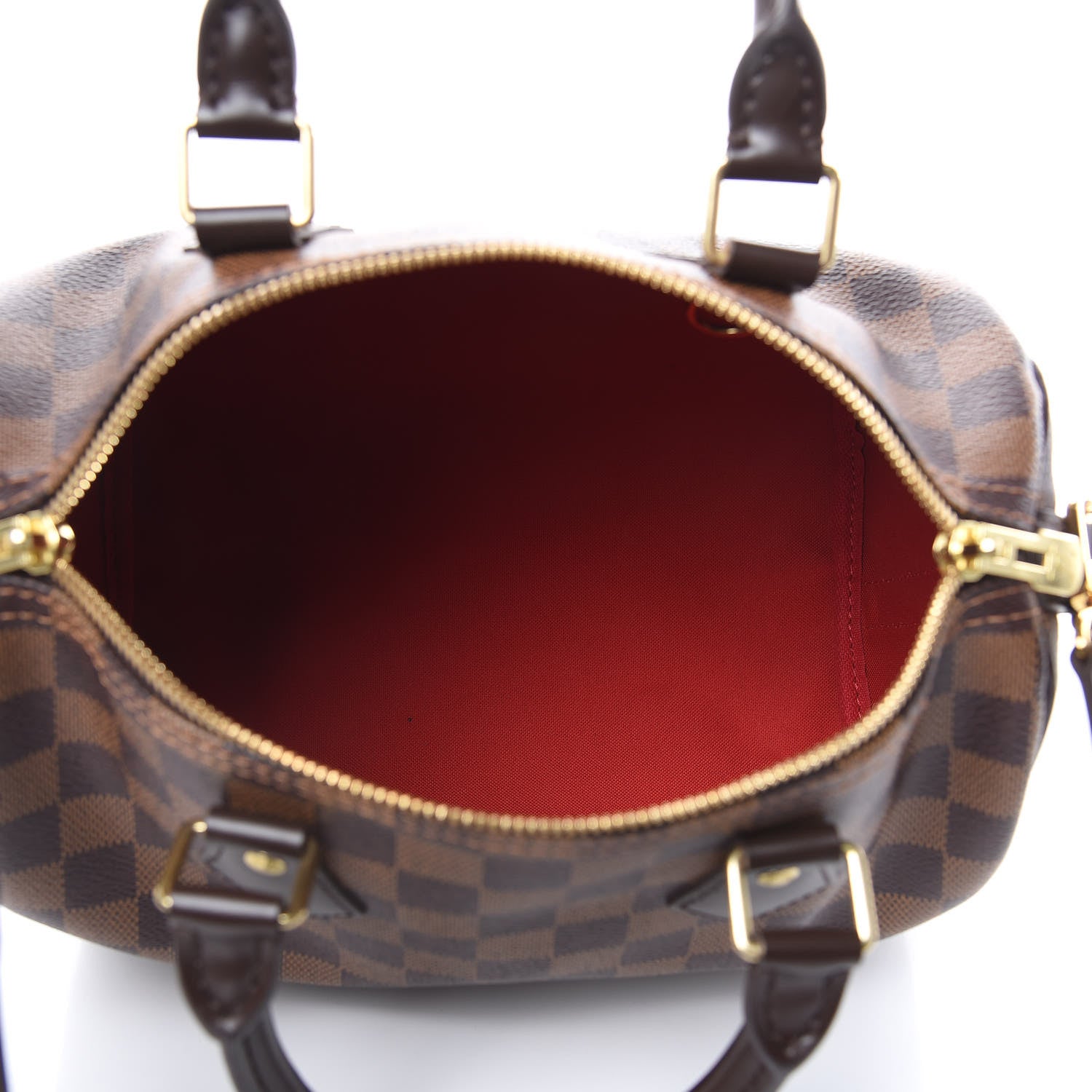 Louis Vuitton Damier Ebene Speedy Bandouliere 25 6 of 10