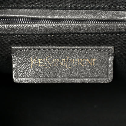 Saint Laurent Sheepskin Medium Chyc Shoulder Bag Grey 6 of 14