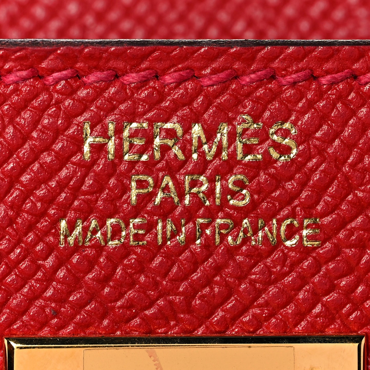 Epsom Kelly Sellier 35 Rouge Casaque