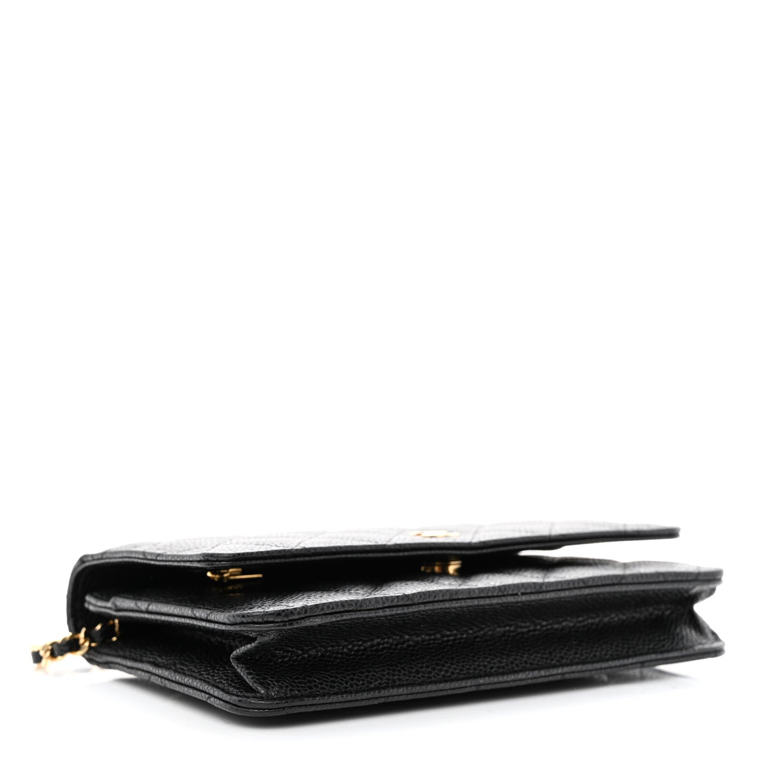 Chanel Caviar Quilted Wallet on Chain WOC Black 4 of 14