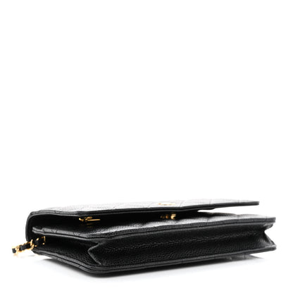 Chanel Caviar Quilted Wallet on Chain WOC Black 4 of 14