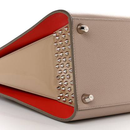 Christian Louboutin Calfskin Patent Studded Large Paloma Cashmere 9 of 11