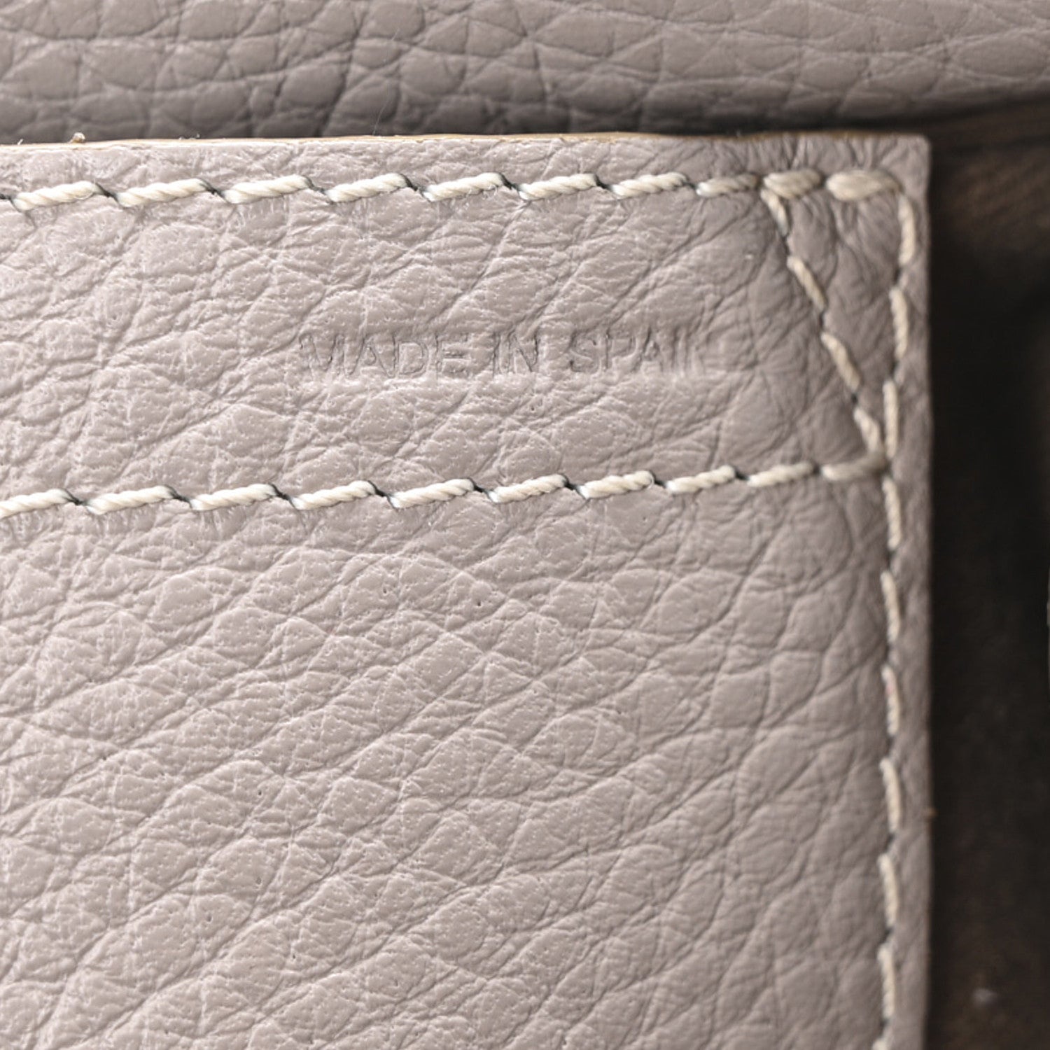 Chloe Grained Calfskin Small Marcie Saddle Bag Cashmere Grey 7 of 10