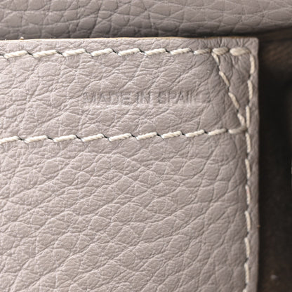 Chloe Grained Calfskin Small Marcie Saddle Bag Cashmere Grey 7 of 10