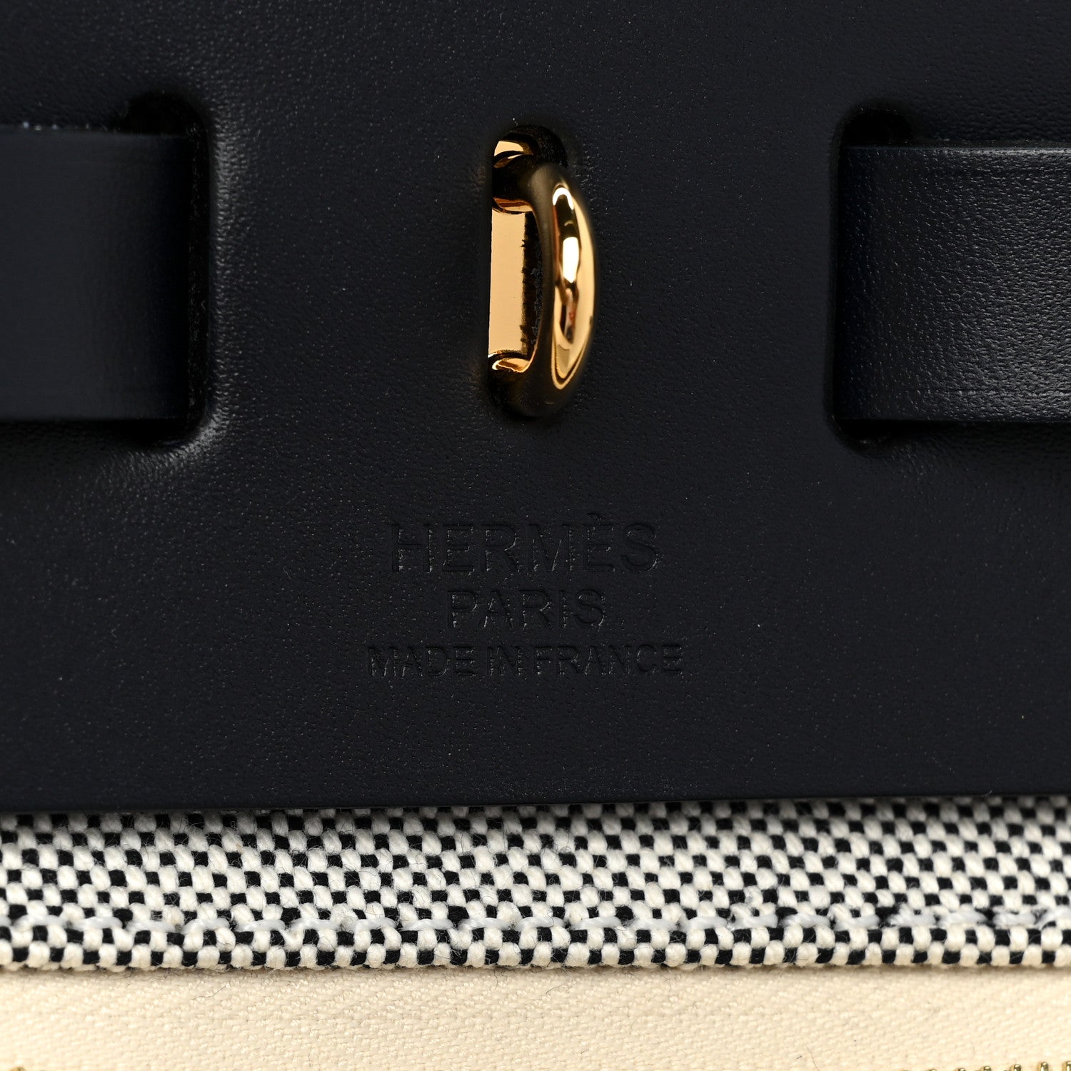 Hermes H Plume Canvas Vache Hunter Circuit 24 Herbag Zip Retourne 31 Bleu Royal Bleu Indigo Ecru 6 of 8