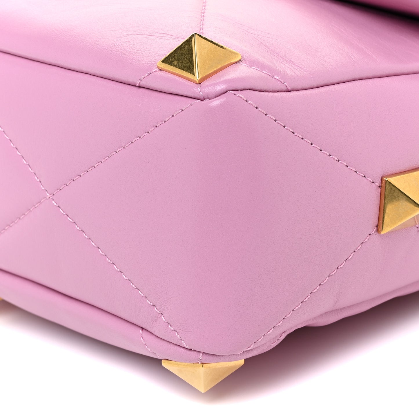 Nappa Large Roman Stud Shoulder Bag Giacinto