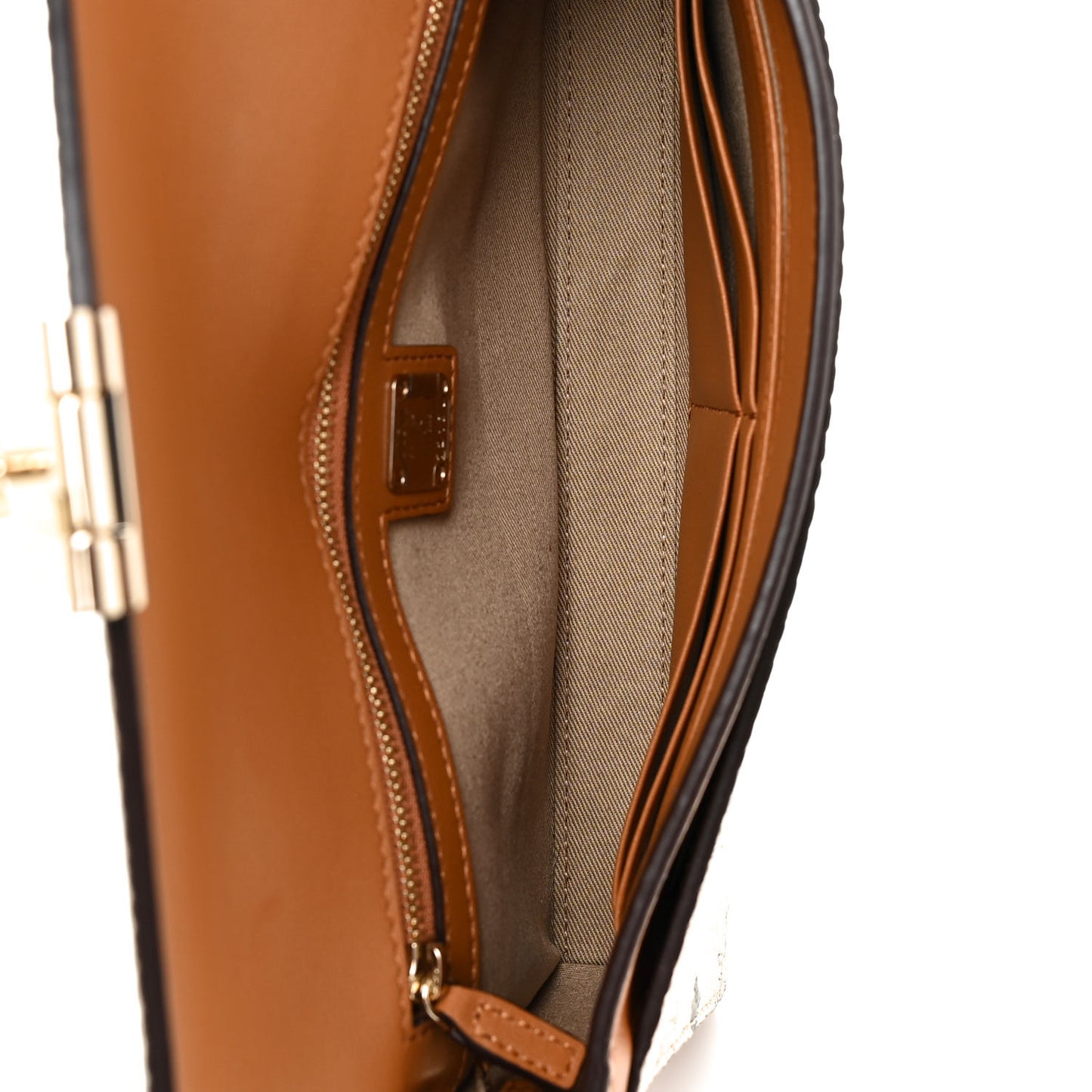 Metallic Visetos Medium Millie Crossbody Bag Berlin Gold
