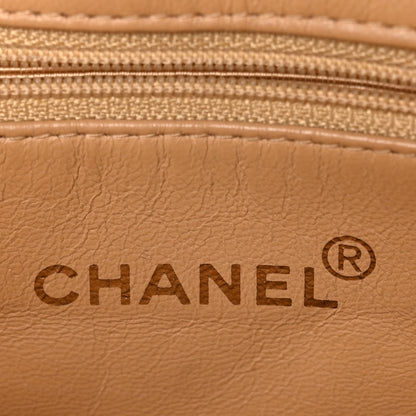 Chanel Lambskin Quilted Diamond CC Bekko Chain Shoulder Bag Beige 6 of 13