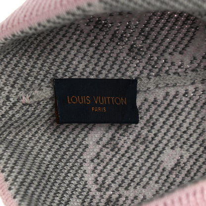 Louis Vuitton Wool Cashmere Giant Pop Monogram Beanie Hat Rose 5 of 7