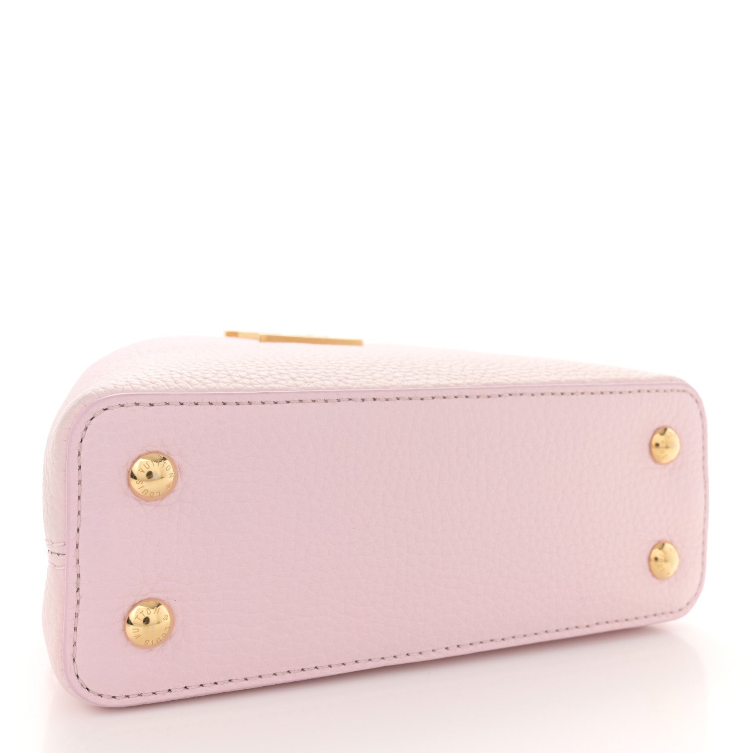 Louis Vuitton Taurillon LV Ski Capucines Mini Pearly Lilac 4 of 9