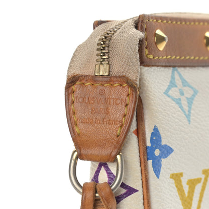 Louis Vuitton Monogram Multicolor Pochette Accessories White 5 of 14