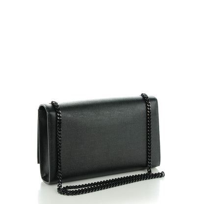 Saint Laurent Grain De Poudre Medium Classic Monogram Satchel Black 3 of 7