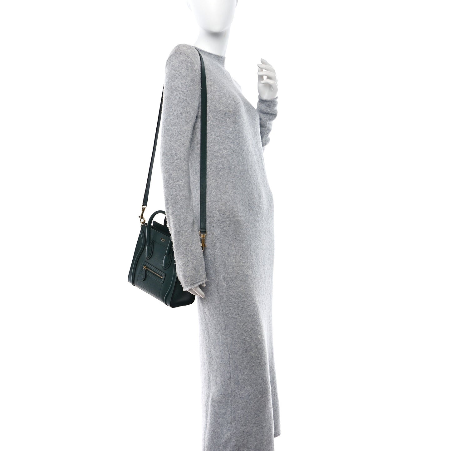 Drummed Calfskin Nano Luggage Amazone