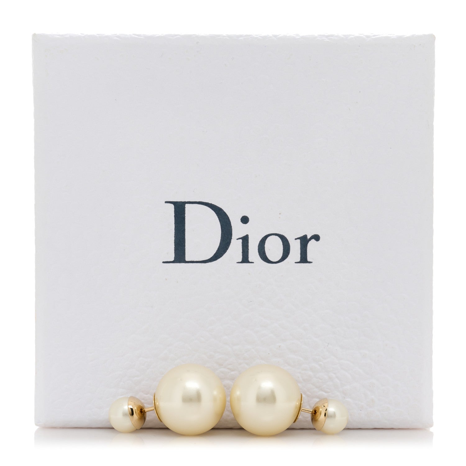 Christian Dior Pearl Mise En Dior Tribal Earrings Gold 5 of 5