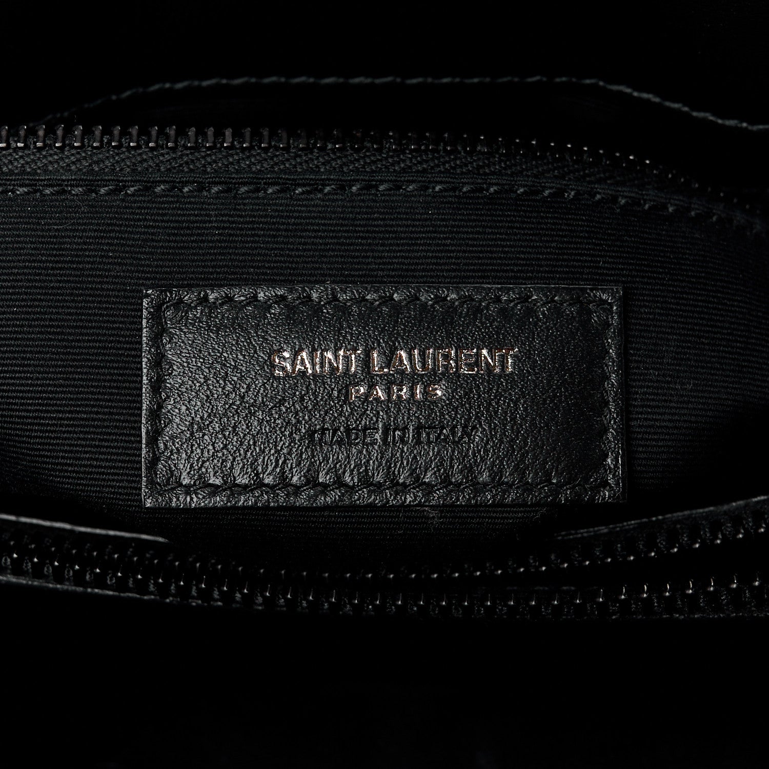 Saint Laurent Calfskin Y Quilted Monogram Monochrome Medium Loulou Chain Satchel Black 6 of 11