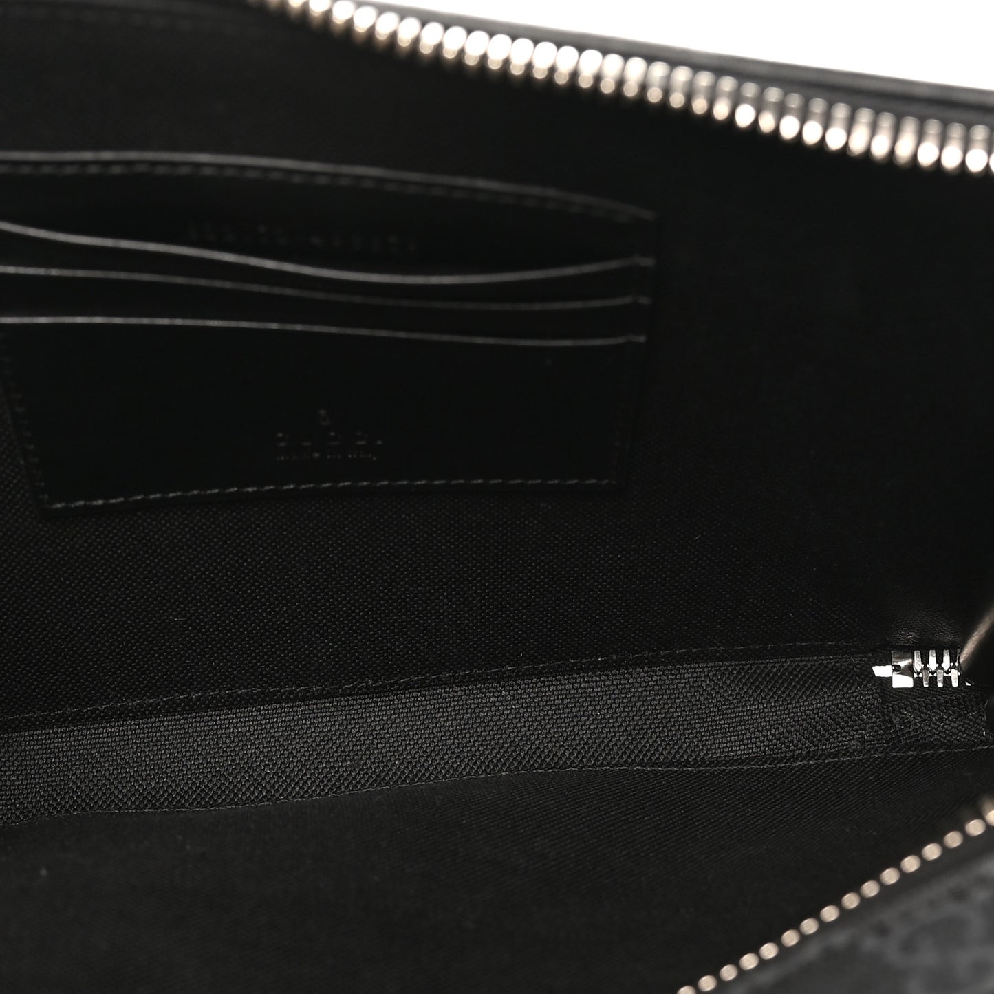 GG Supreme Monogram Web Small Shoulder Bag Black Grey