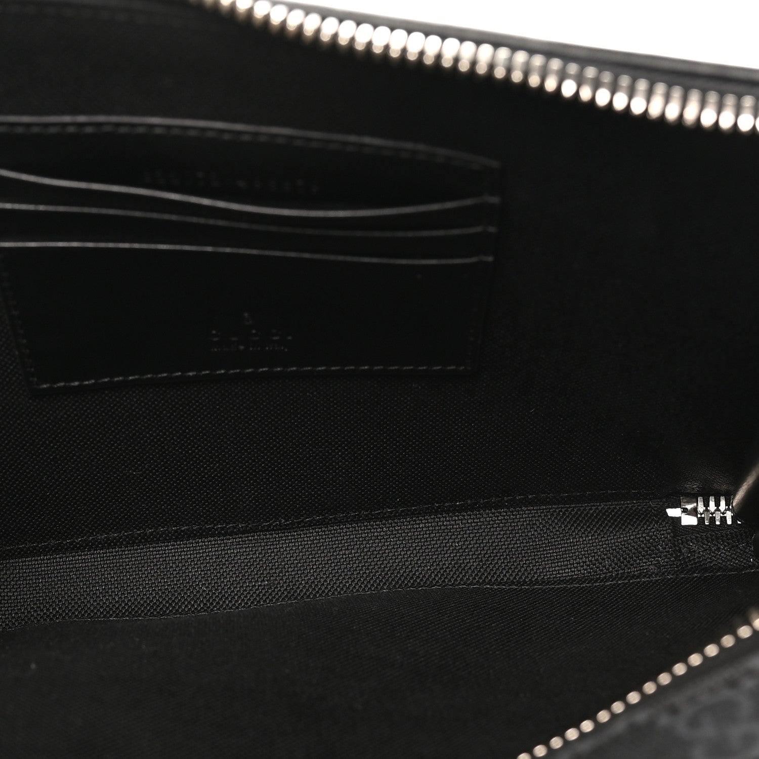 Gucci GG Supreme Monogram Web Small Shoulder Bag Black Grey 6 of 11