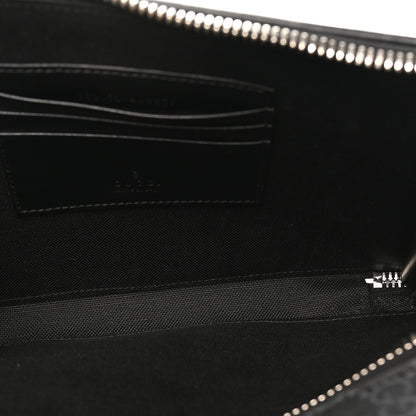 Gucci GG Supreme Monogram Web Small Shoulder Bag Black Grey 6 of 11