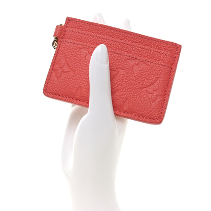 Louis Vuitton Empreinte Monogram LV Charms Card Holder Sweet Coral 2 of 6