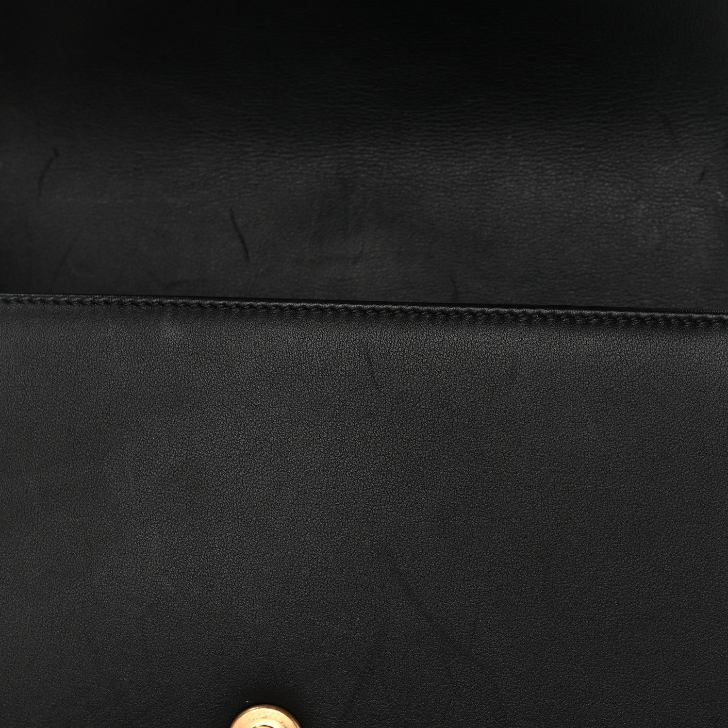 Chanel Lambskin Quilted Medium Boy Flap Black 15 of 19