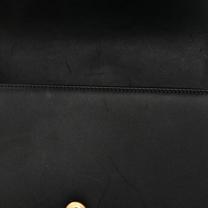 Chanel Lambskin Quilted Medium Boy Flap Black 15 of 19
