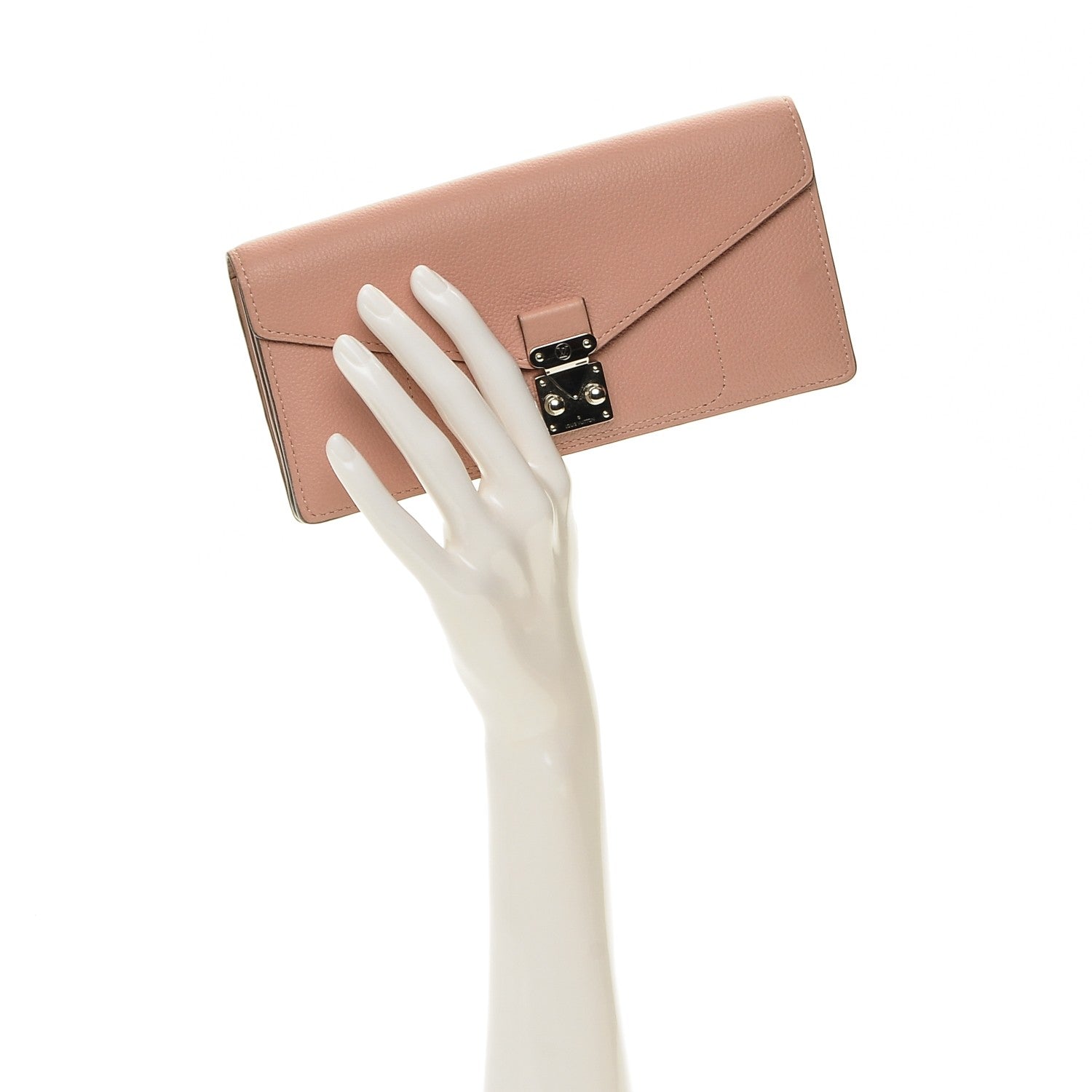Louis Vuitton Veau Cachemire Dauphine Wallet Magnolia 2 of 5