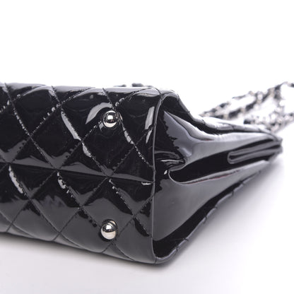Chanel Patent Quilted Timeless CC Shopping Tote Black 10 of 10