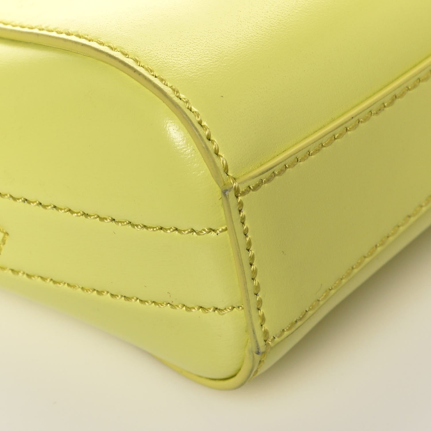 Givenchy Smooth Calfskin Nano Antigona Acid Yellow 9 of 10