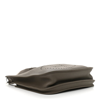 Hermes Taurillon Clemence Evelyne III GM Etain 4 of 10