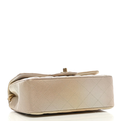 Chanel Metallic Goatskin Quilted Mini Rectangular Flap Gold 4 of 9