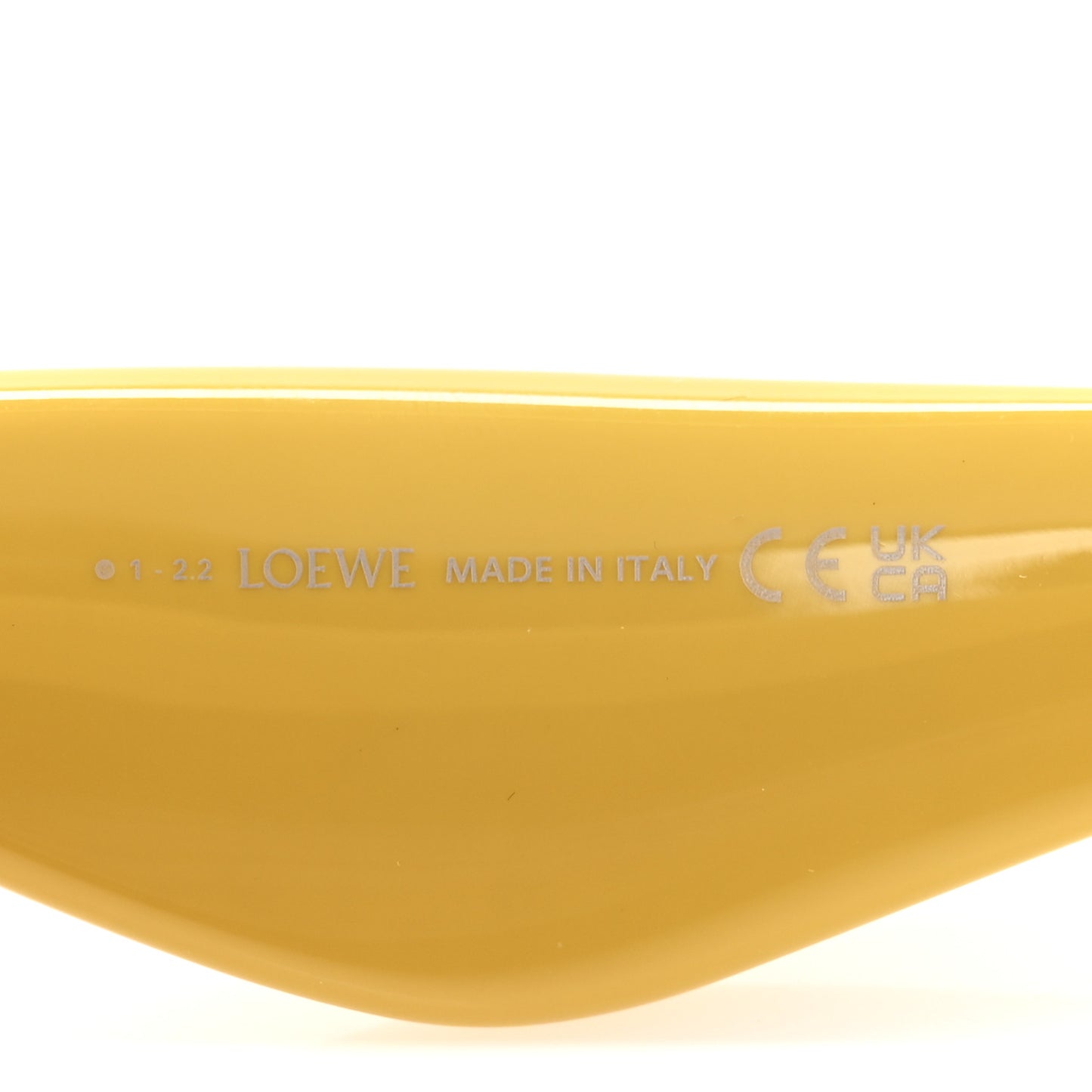 Acetate Inflated Cat-Eye Sunglasses Yellow