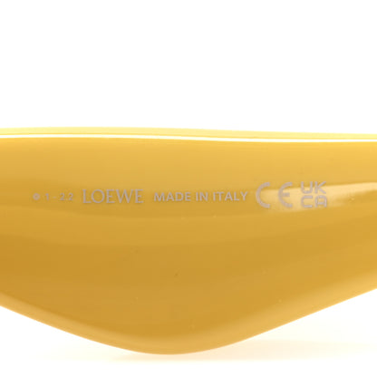 Loewe Acetate Inflated Cat-Eye Sunglasses Yellow 5 of 8