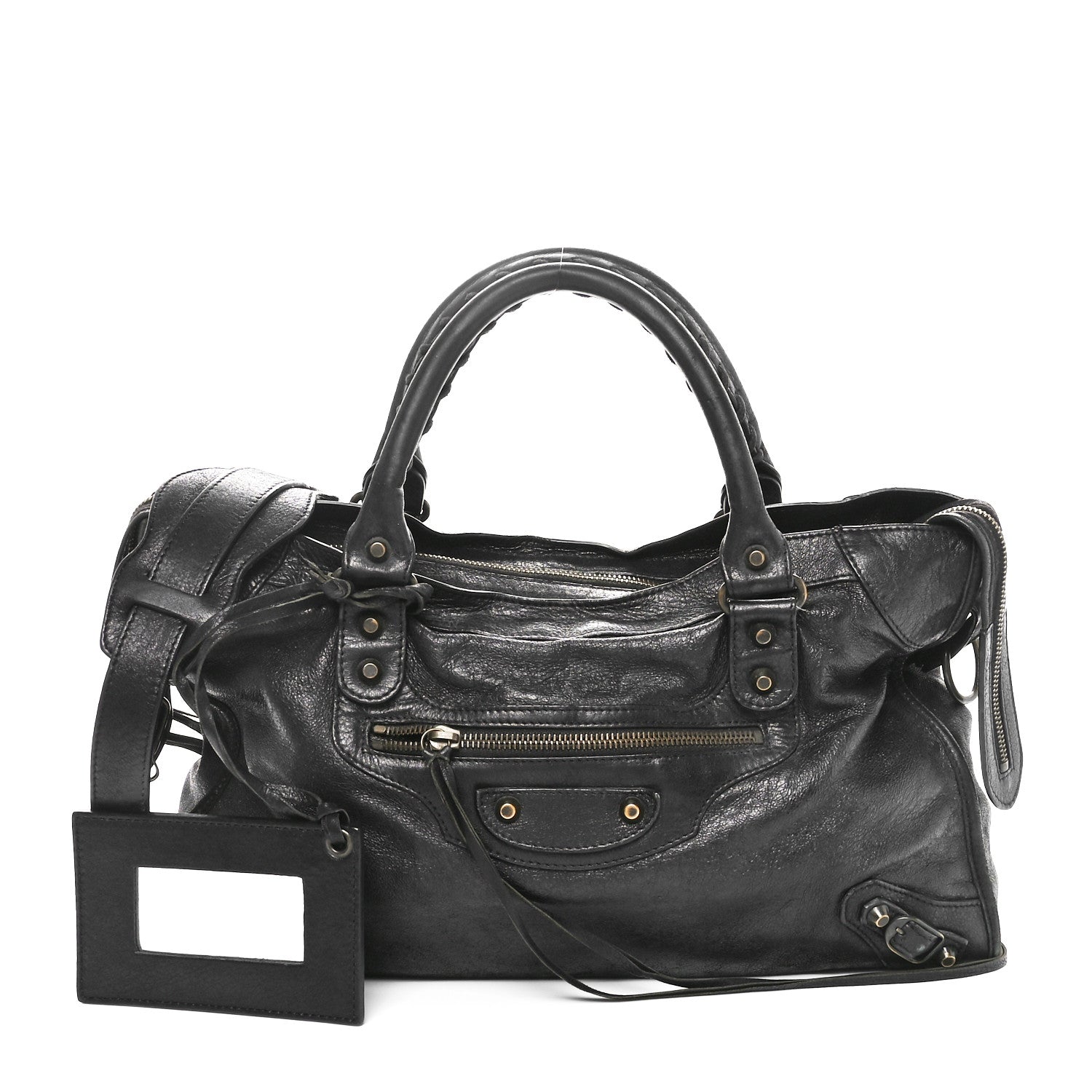 Balenciaga Agneau Classic Hardware City Anthracite 2 of 11