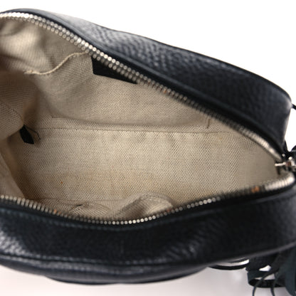 Gucci Pebbled Calfskin Studded Small Soho Disco Bag Black 5 of 10