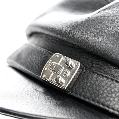 Gucci Calfskin Cellarius Hat S Black 9 of 10