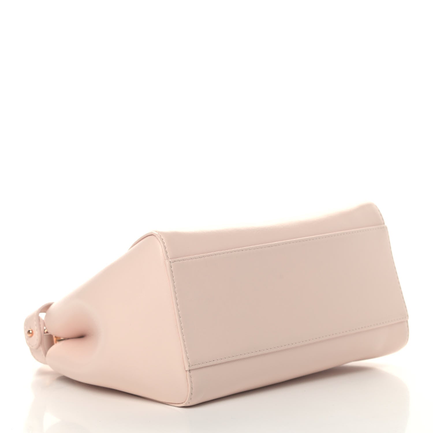 Fendi Nappa Mini Peekaboo Iconic Satchel Egg Shell 3 of 7